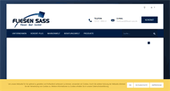 Desktop Screenshot of fliesen-sass.de