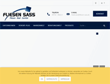 Tablet Screenshot of fliesen-sass.de